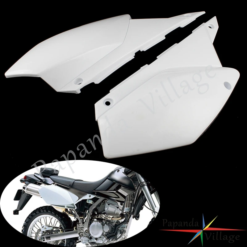 Для Kawasaki KLX250/D Tracker X 2008 2019 KLX250S/SF белая задняя боковая панель корпуса пластиковый