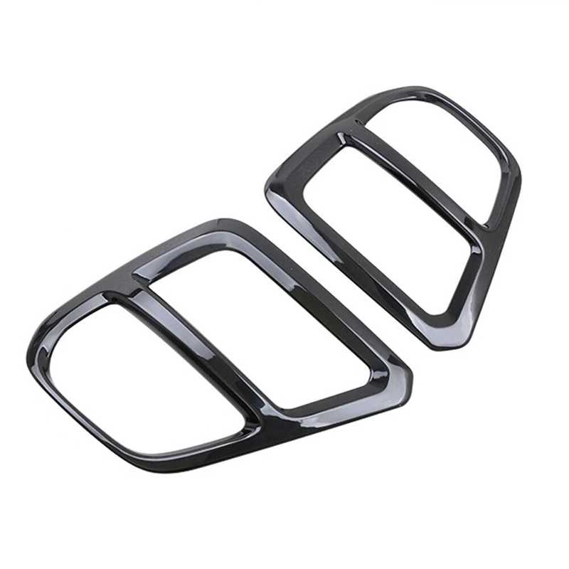 Глянцевый черный Передний противотуманный светильник накладка на лампу