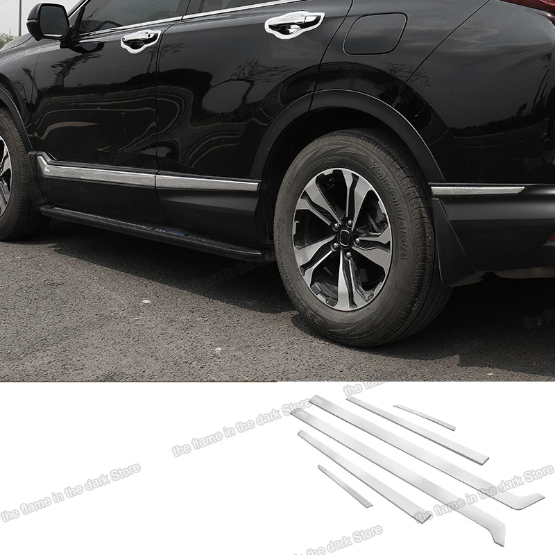 Lsrtw2017 для Honda CRV CR-V комплект из нержавеющей стали украшения кузова автомобиля trims