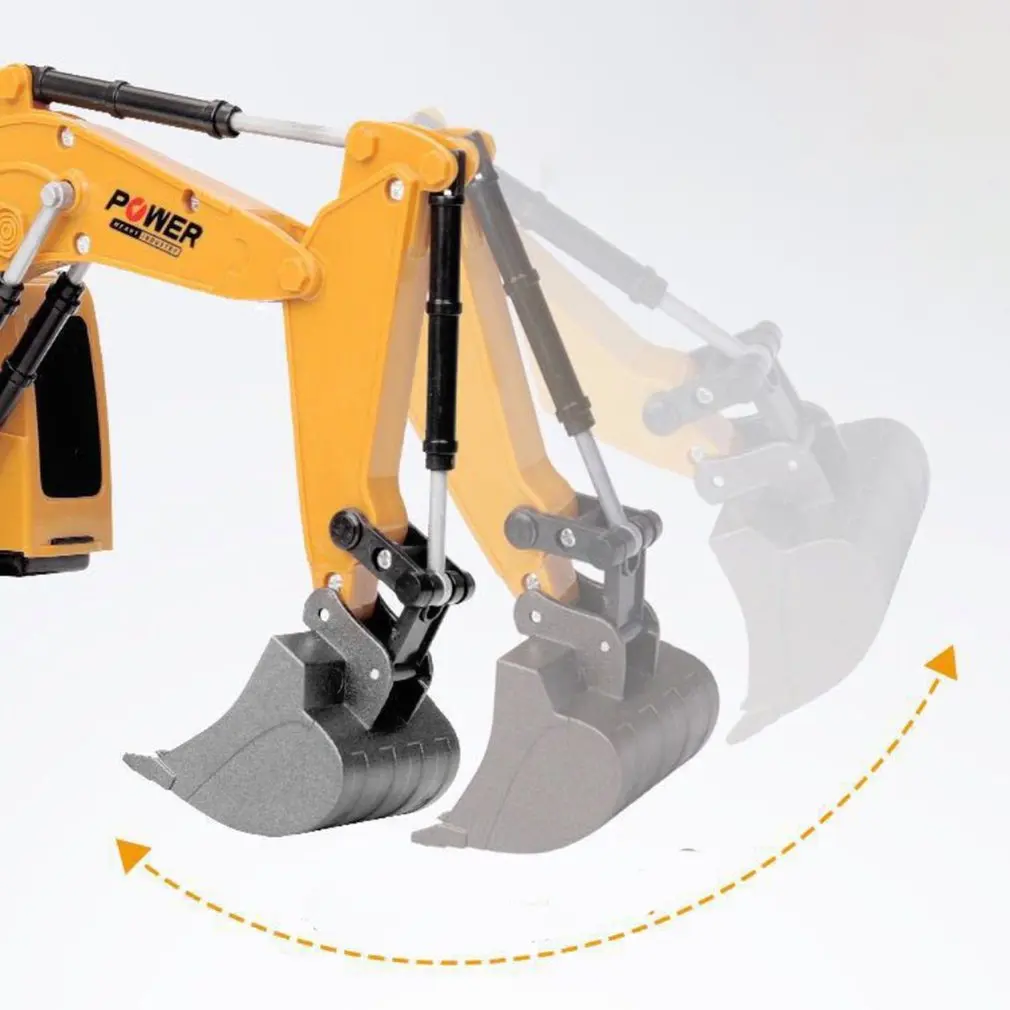 Радиоуправляемый мини-бульдозер с дистанционным управлением 1:24 5CH 6CH литья под