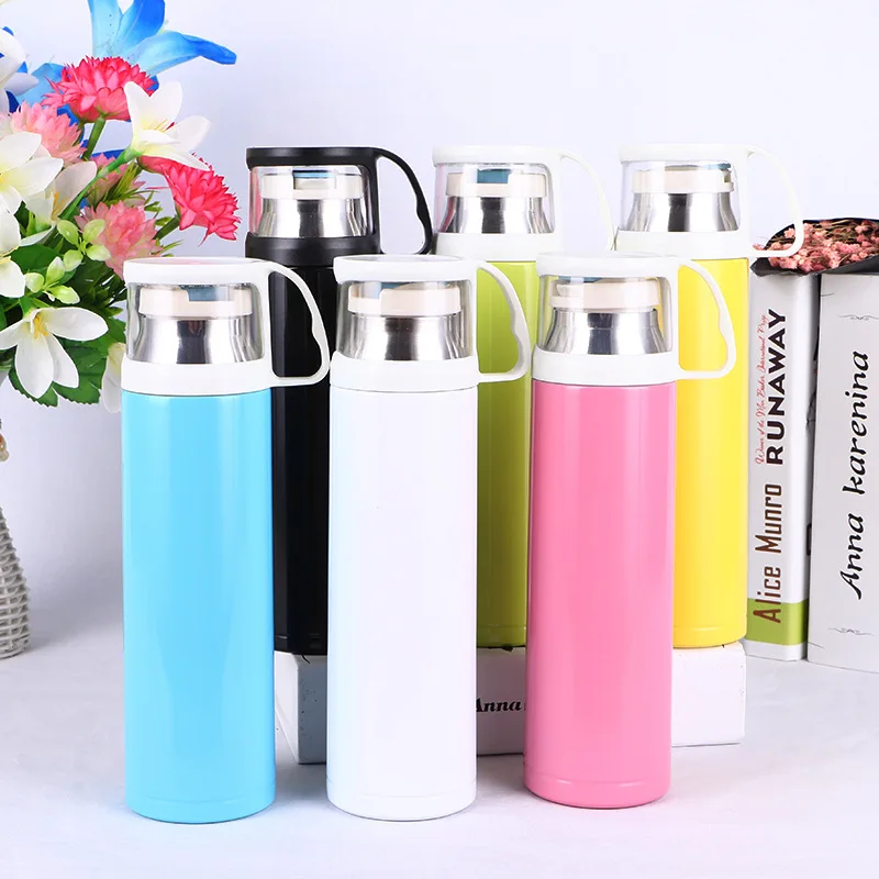 

Bpa Free 500ml Insulated Portable Vacuum Cup Water Bottle 304 Stainless Steel Thermos Flasks Travel Coffee Mug With Lid Cap