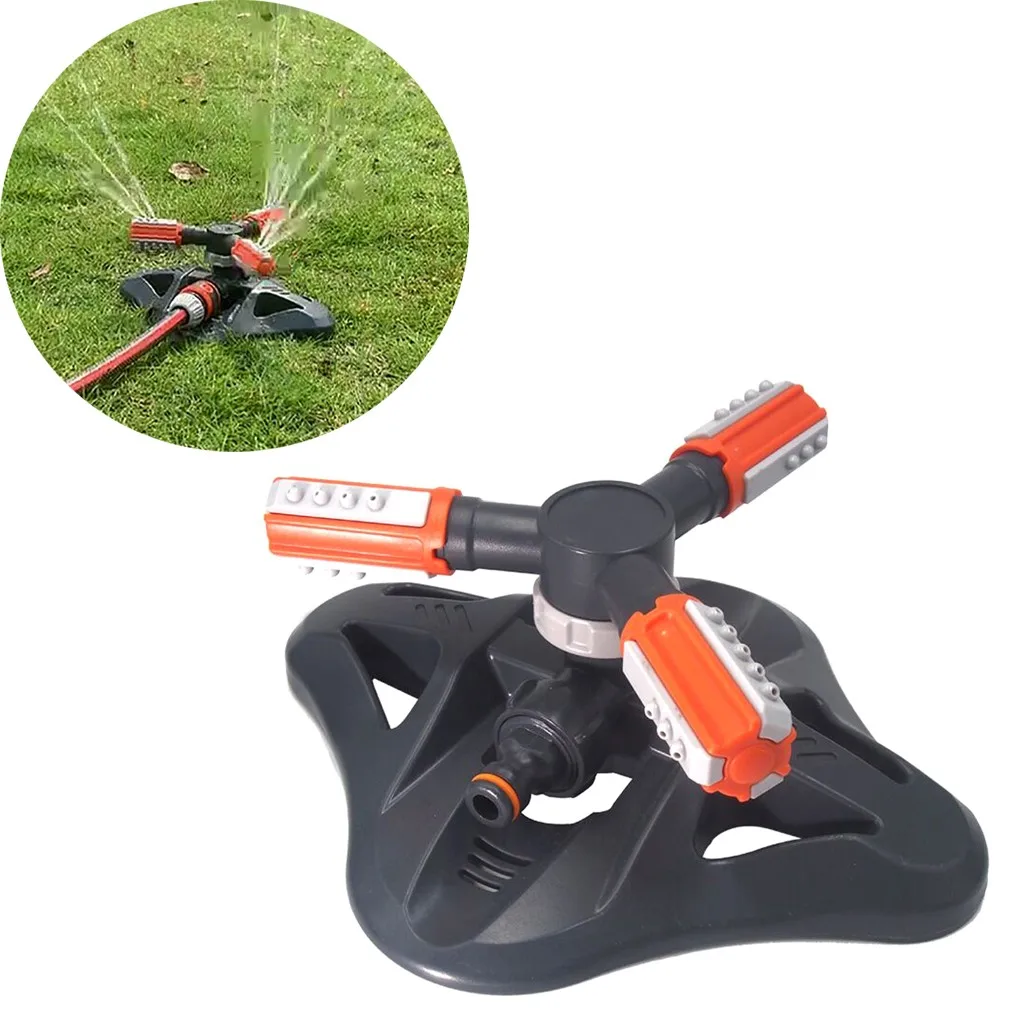 Система полива газонов с вращающимся импульсным распылителем садовая система