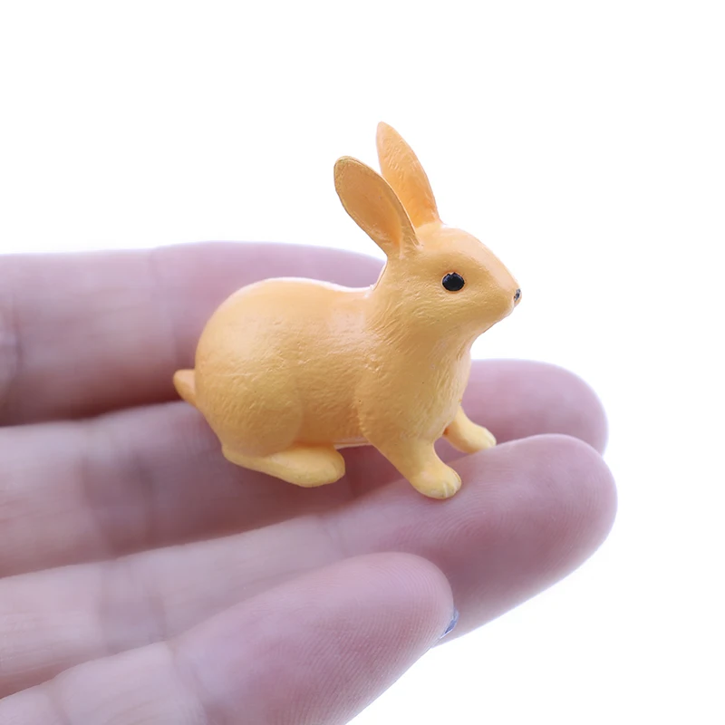 Миниатюрная Фигурка кролика в горшке 2 шт. | Игрушки и хобби