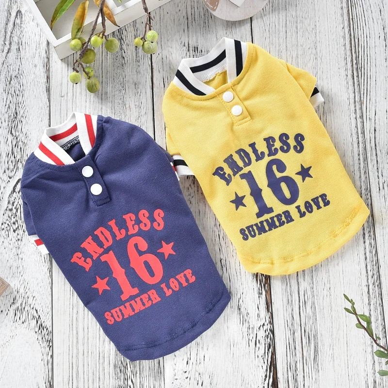 Полосатая летняя Толстовка для собак французский бульдог терьер малые и средние