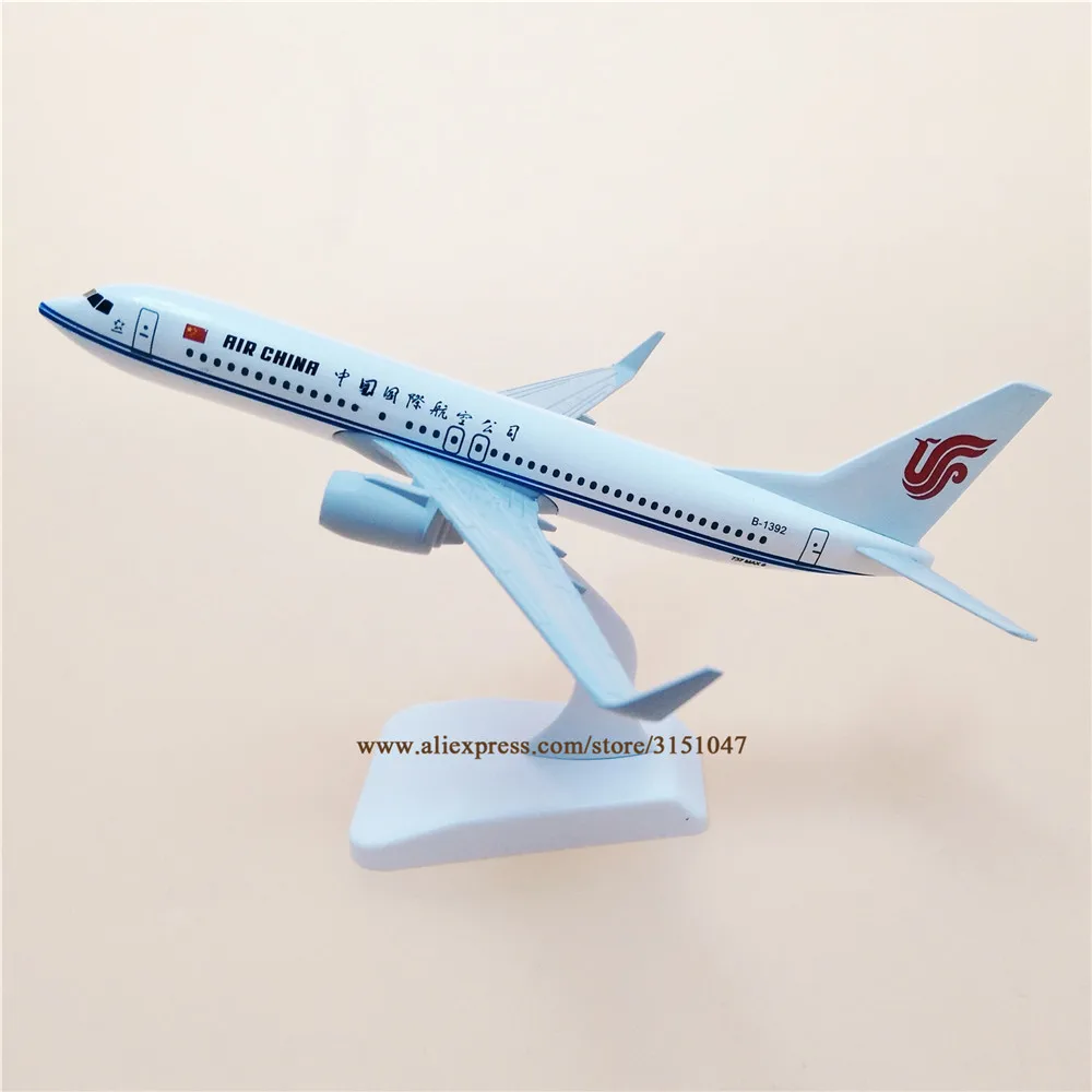 Сплав металла Air China Airlines Boeing 737 B737 max8 B-1392 Airways модель самолета Модель подарки 20 см |