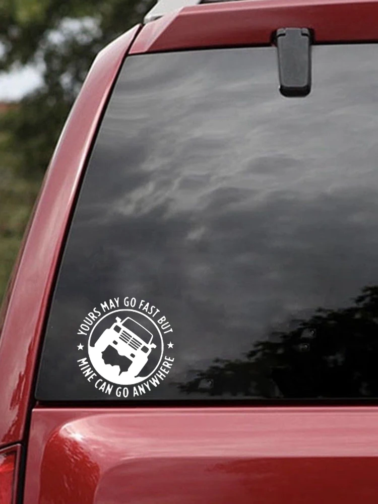 Забавная Автомобильная наклейка 4x4 стилинг автомобиля вы можете быстро поймать я