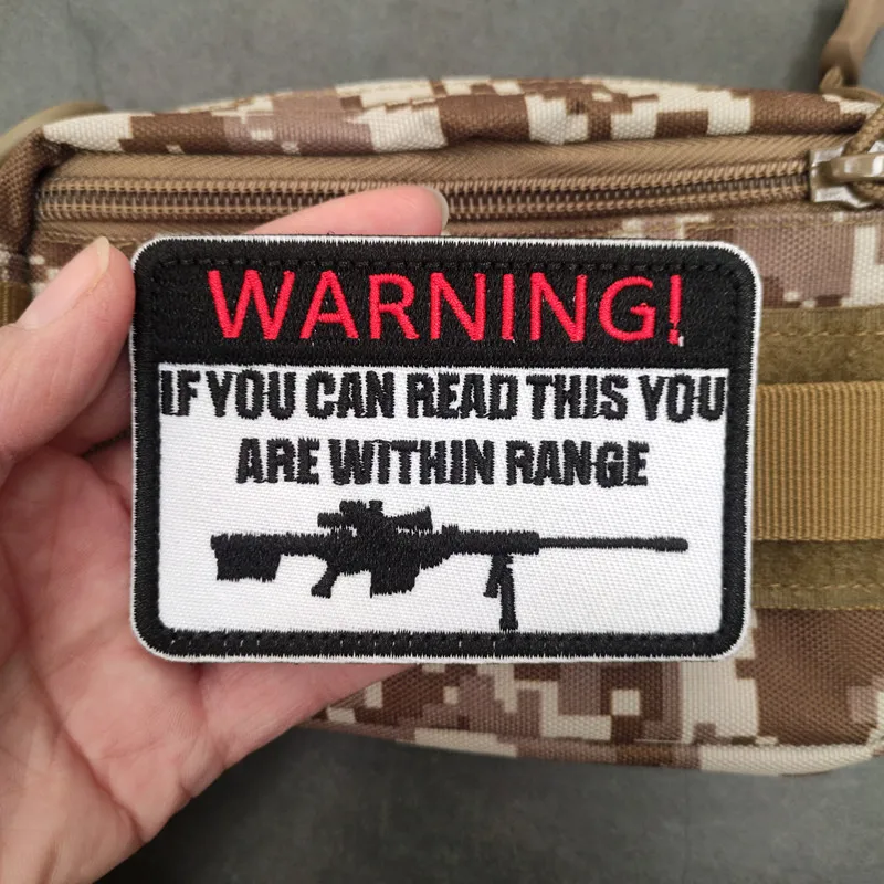 Опасная 99 ФБР креативная вышивка нашивка Индивидуальный Забавный старый значок