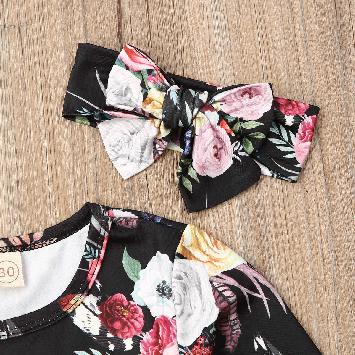 2019 одежда для малышей на весну и осень платье маленьких девочек с цветами