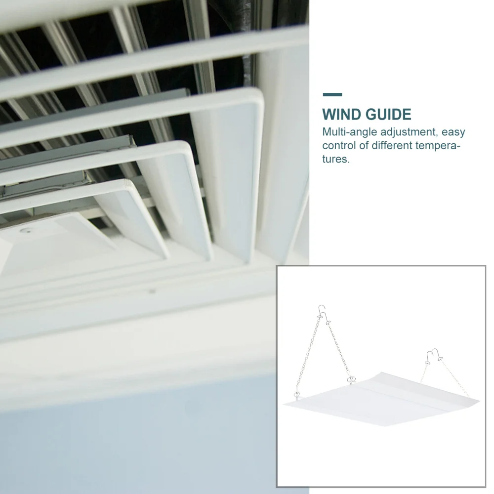 

1Pc Punch-free Pasting Air Conditioner Deflector Air-conditioning Baffle