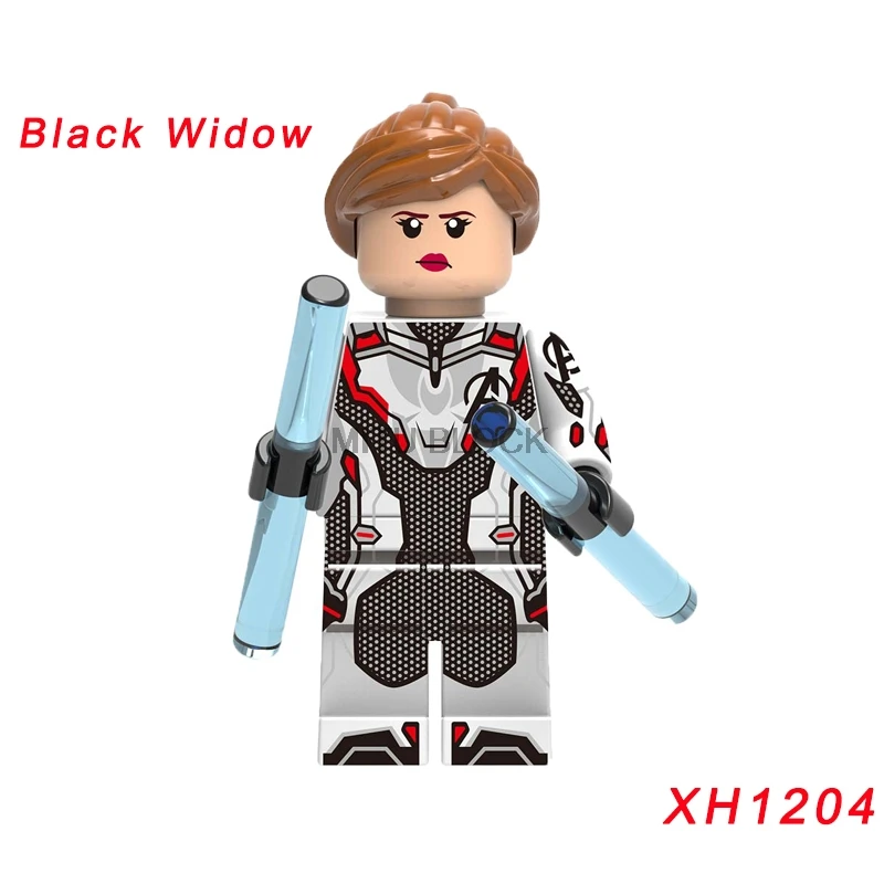 xh1204 Single Sale Avengers 4 End Game Space Suit With Micro Figures Tony Stark Thor Hawkeye For Children Toys Building Blocks - Цвет: xh1204