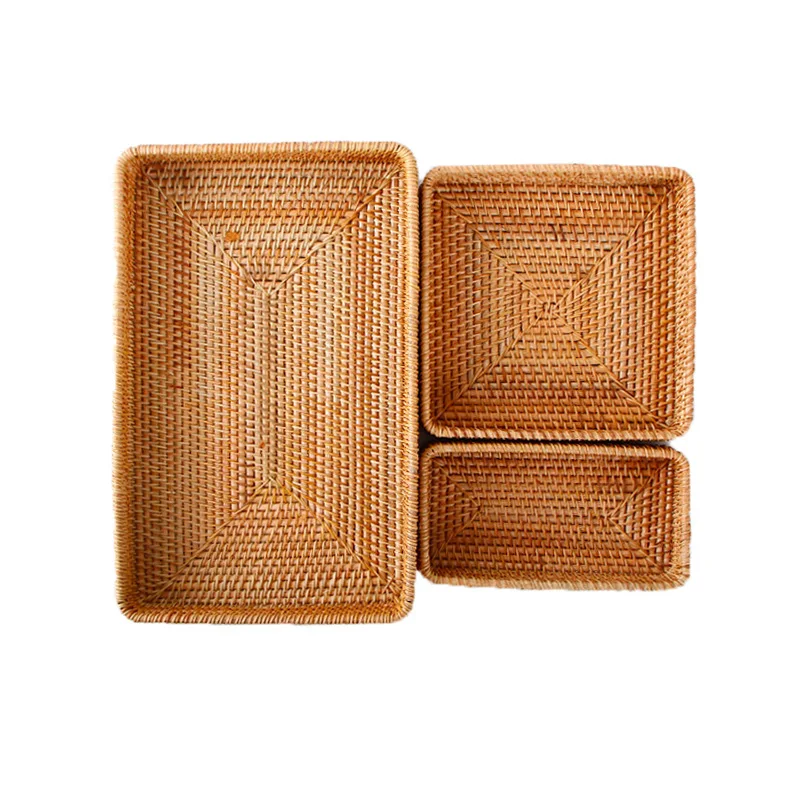 

Vietnam autumn rattan woven storage basket woven storage basket handmade rattan snack storage basket