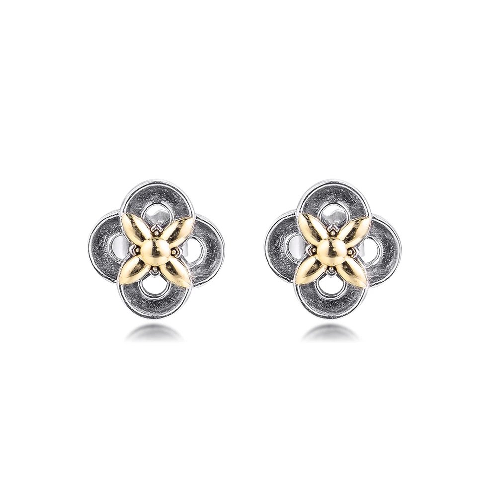 

Passions Flower Stud 100% Real 925 Sterling Silver 2021 Aesthetic Friends Free Shipping Wholesale Small Earrings for Women