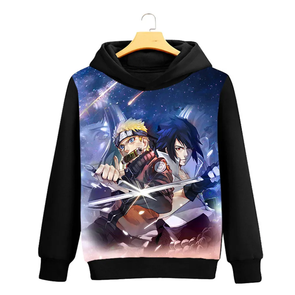 Хатаке Какаши Харуно Сакура Учиха сасуке Узумаки Наруто 3D свитер с капюшоном