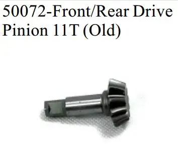 HSP Racing 50072 передняя/задняя шестерня привода (11T) для газа 1/5 Rc автозапчасти REDCAT |