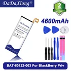 2019 DaDaXiong оригинальный аккумулятор BAT-60122-003 4600 мАч для BlackBerry Priv с номером отслеживания