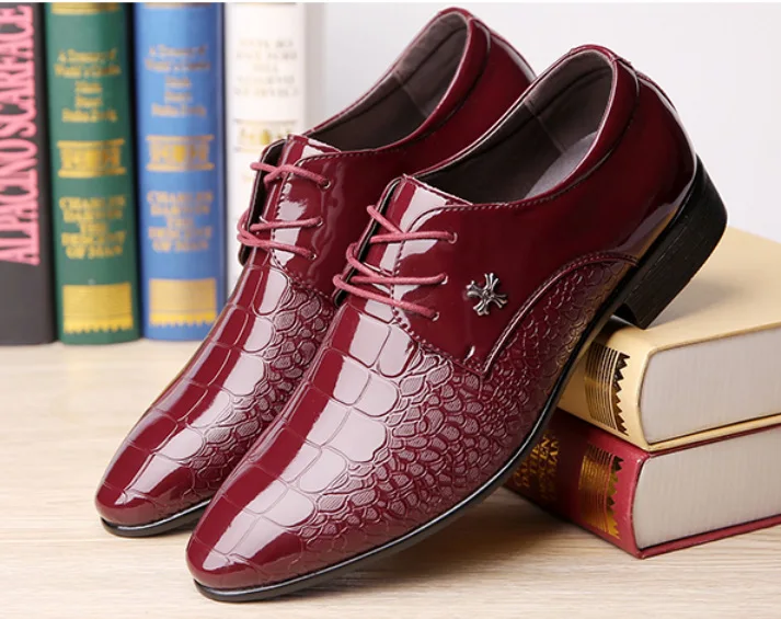 Мужские кожаные туфли-оксфорды SexeMara роскошные Брендовые повседневные Мокасины