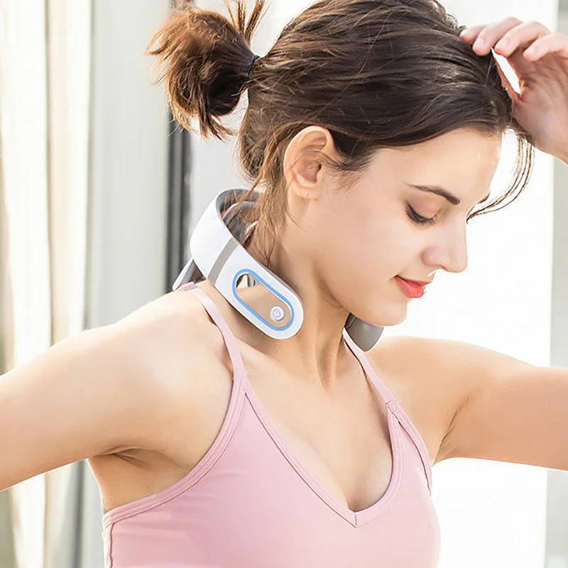 

Electric Massager of Back and Collar Pulse Vibration Shoulder Pain Relief Relaxing Deep Tissue Cervical Shoulder Massager
