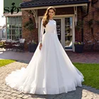 Новинка, винтажное свадебное платье принцессы soworthy, свадебные платья с кружевной аппликацией, платье для свадебной вечеринки на заказ