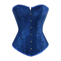 corsets and bustiers for women korsett lace up boned brocade corselet floral embroidery carnival party clubwear casual sexy top