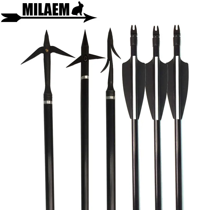 6/12 шт. стрелы из стекловолокна с резиновыми перьями|Лук и стрела| |