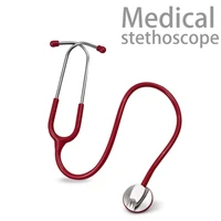 deluxe medical cardiology doctor estetoscopio professional master heart rate diagnosis cute stethoscope for nurse student vet