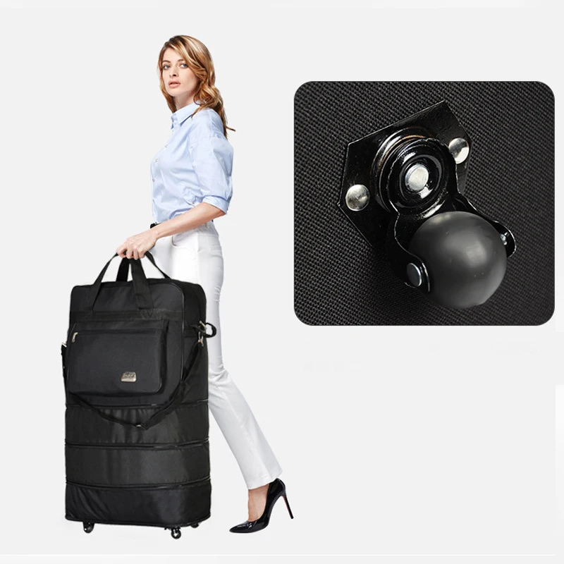 GALANODEL Duffel портативная дорожная сумка ткань Оксфорд багаж с колесами сумки