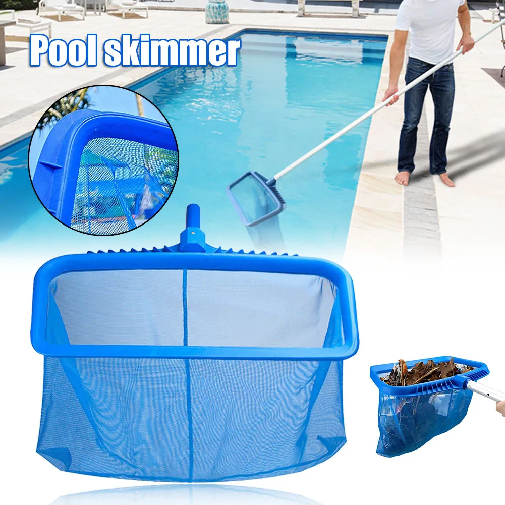 

Pool Supply Professional Heavy Duty Swimming Pool Leaf Rake Skimmer Net Fine Mesh Netting Fast Cleaning Debris