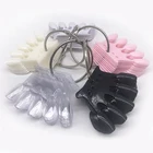 5*10 типсов, новинка, искусственный УФ-гель для дизайна ногтей лак для ногтей, Искусственный лак для ногтей, практические цветные карточки, витрина, инструмент круглой формы, натуральная прозрачная