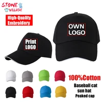 100 cotton high quality custom logo golf hat baseball cap embroidery print textpicture designer knit mesh unisex hip hop cap