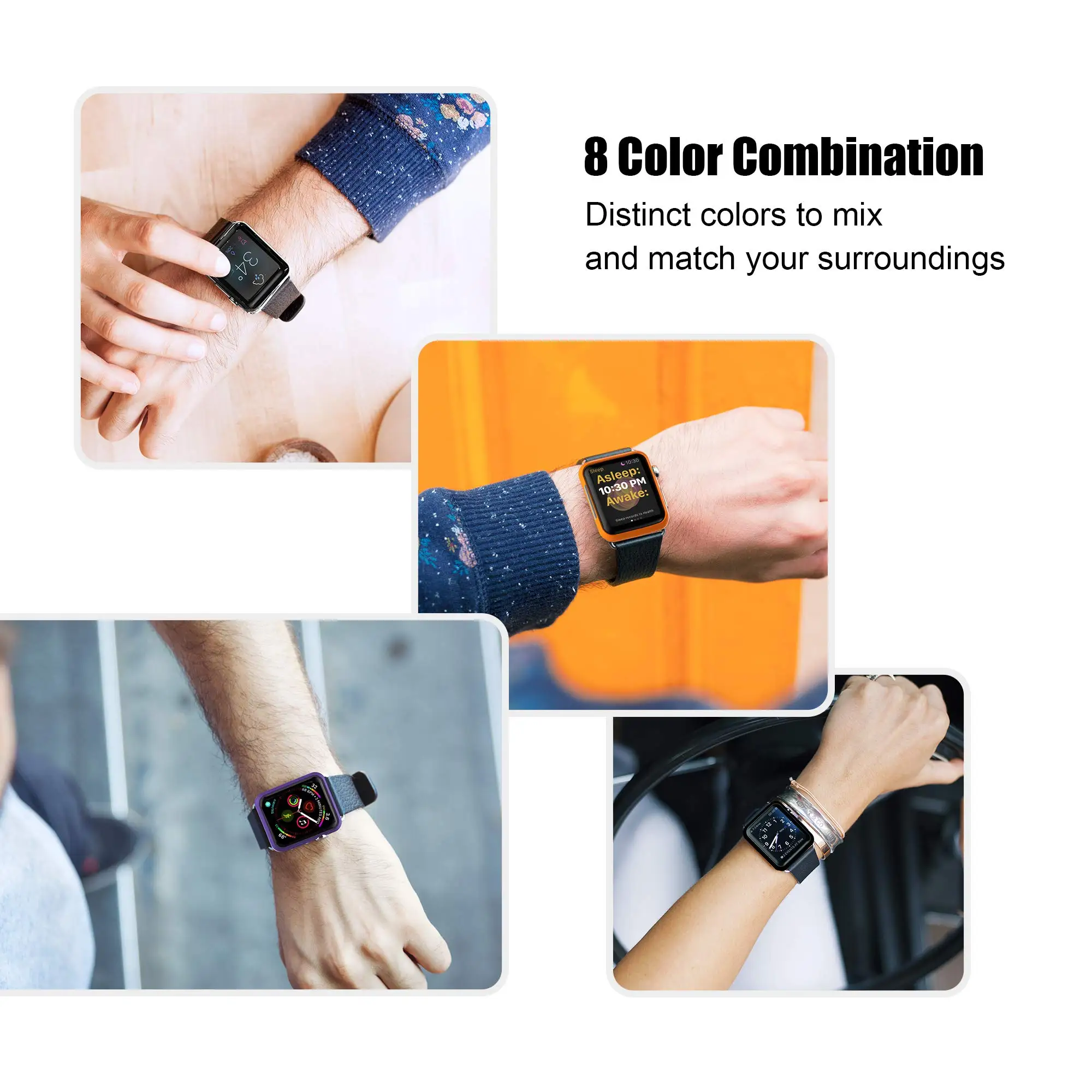 Чехол для часов Apple Watch 5 4 3 2 1 40 мм 44 цветные мягкие силиконовые чехлы из ТПУ iWatch Series