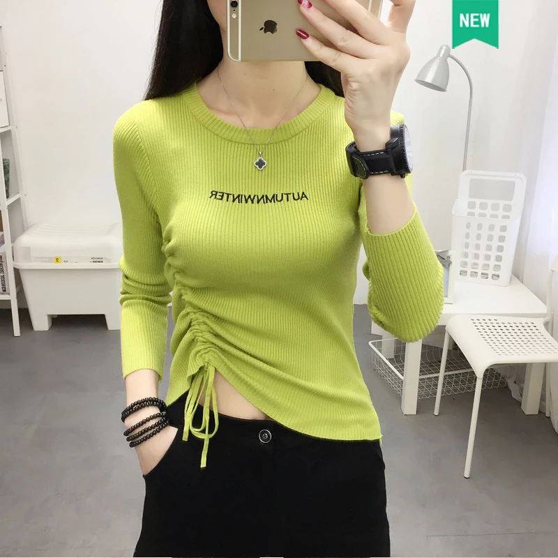 

12712 (2 комнаты, 2 ряда и 4 ряда) фактическая съемка нового вязаного пуловера, передние буквы, кулиска и нижняя рубашка 30