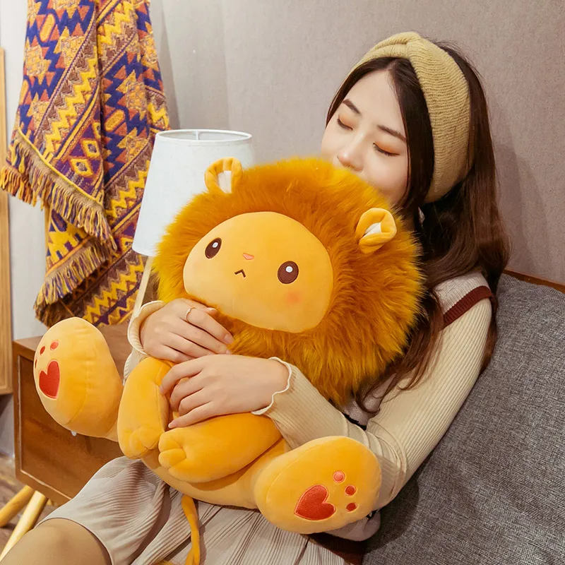 

25/40cm Good Quality Cute Sitting Lion King Plush Toy Cartoon Stuffed Animal Doll Soft Pillow Childlren Birthday Christmas Gift