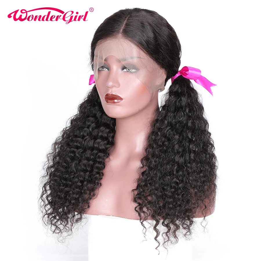 13X4 кудрявые человеческие волосы парик без клея малазийские кружевные передние
