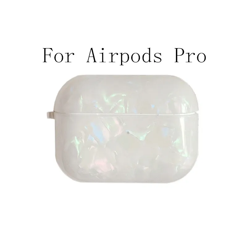 For Pro-2 Чехол для Apple Airpods с абстрактным мраморным узором, чехол для наушников, чехол для Air pods Pro, Роскошный чехол для наушников с раковиной, чехол для наушников s Funda - Цвет: For Pro-2