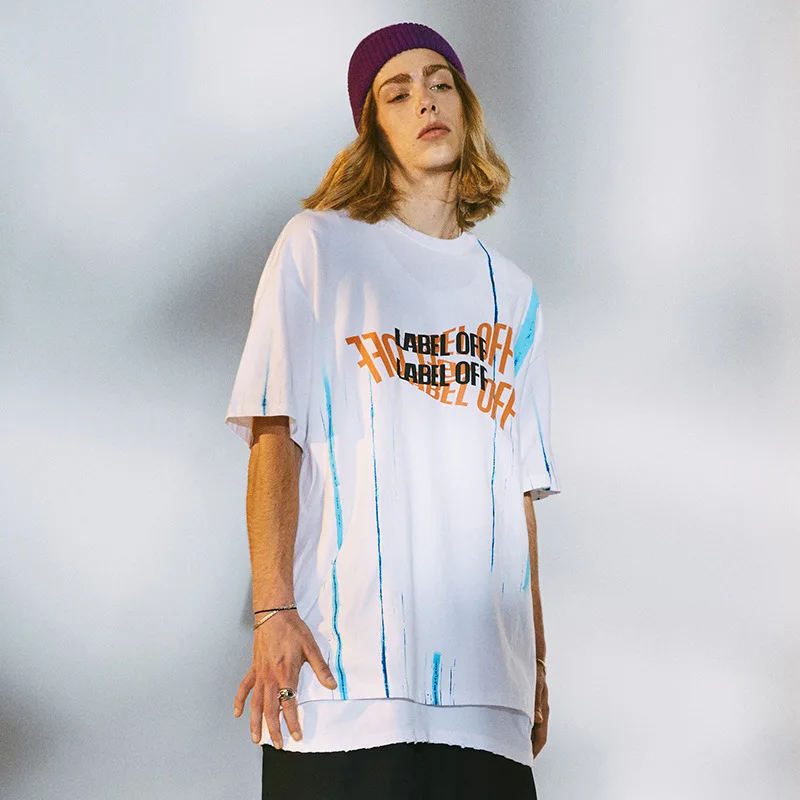 Футболка мужская с коротким рукавом универсальная Простая рубашка в стиле