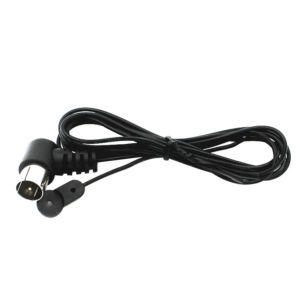 

TEU Male Connector AM High Performance Stereo FM Dipole Radio Antenna 1007 22AWG Indoor Receiver PVC HIFI Home Theater