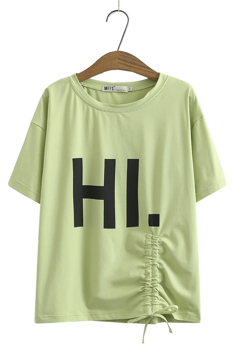 

2021 New Spring Summer Women Female Sexy Polyester Oversize Plus Size t-shirt Brand tShirt Outwear