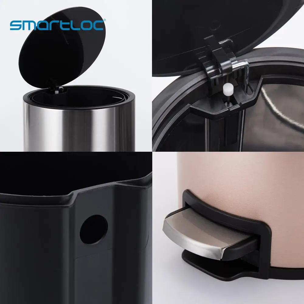 Smartloc 6L бесшумный кухонный мусорный бак из нержавеющей стали контейнер