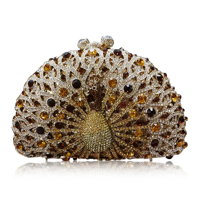 Роскошный синий кристалл горного хрусталя черного цвета для женщин Вечерний