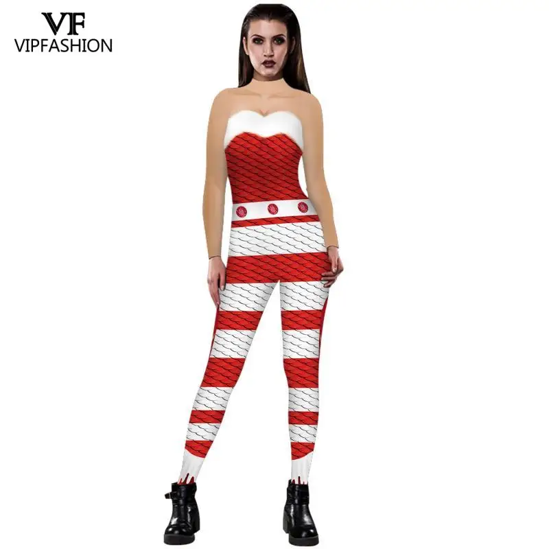 Женский комбинезон для новогодней вечеринки с эластичным поясом | Тематическая