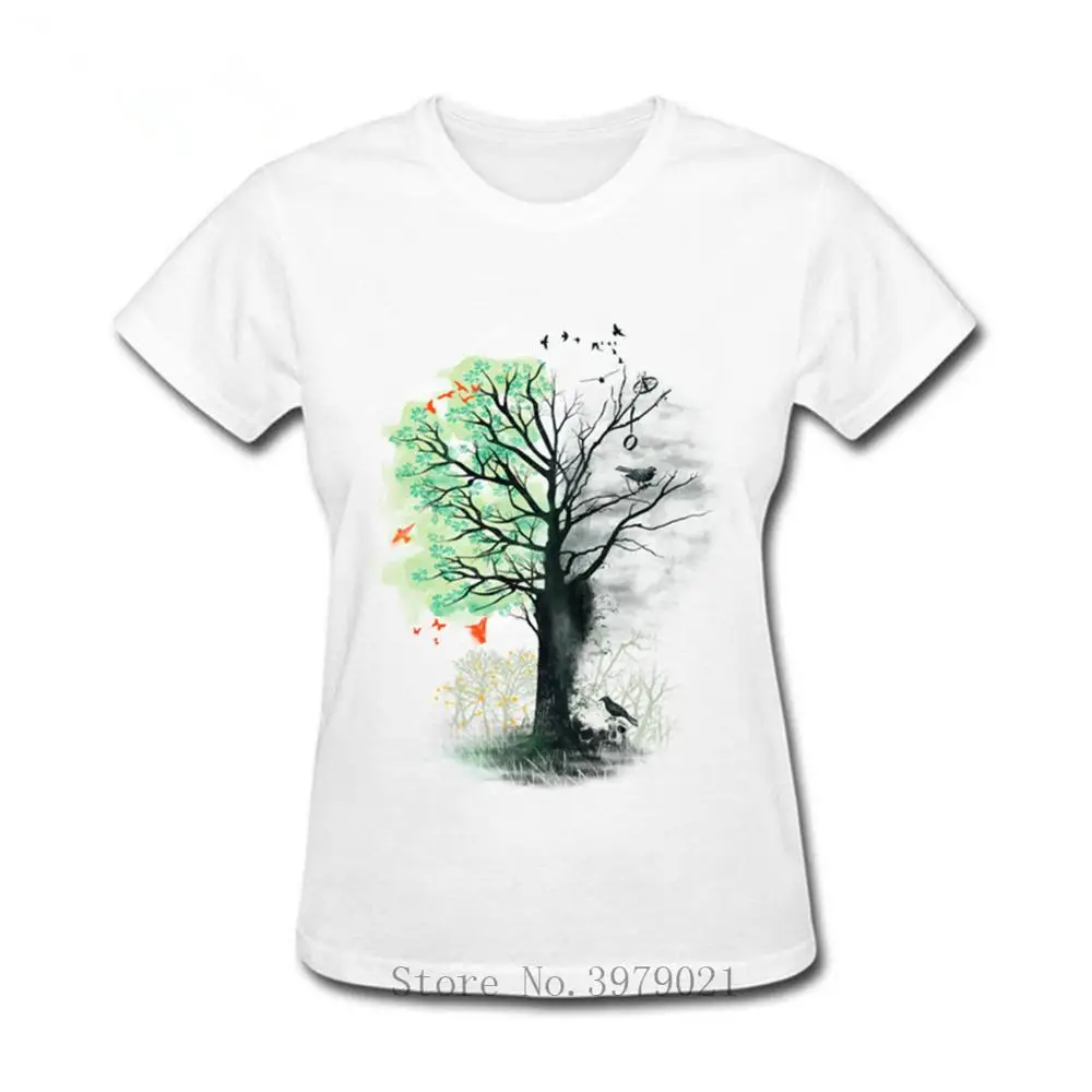 Летние они любят заката до смерти дерево женская футболка 2019 модные повседневные