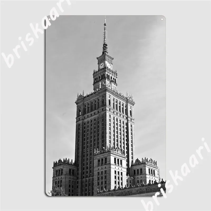 

Плакат культуры и науки Palac, металлический плакат, таблички, печать на пабе, гараже, настенные плакаты