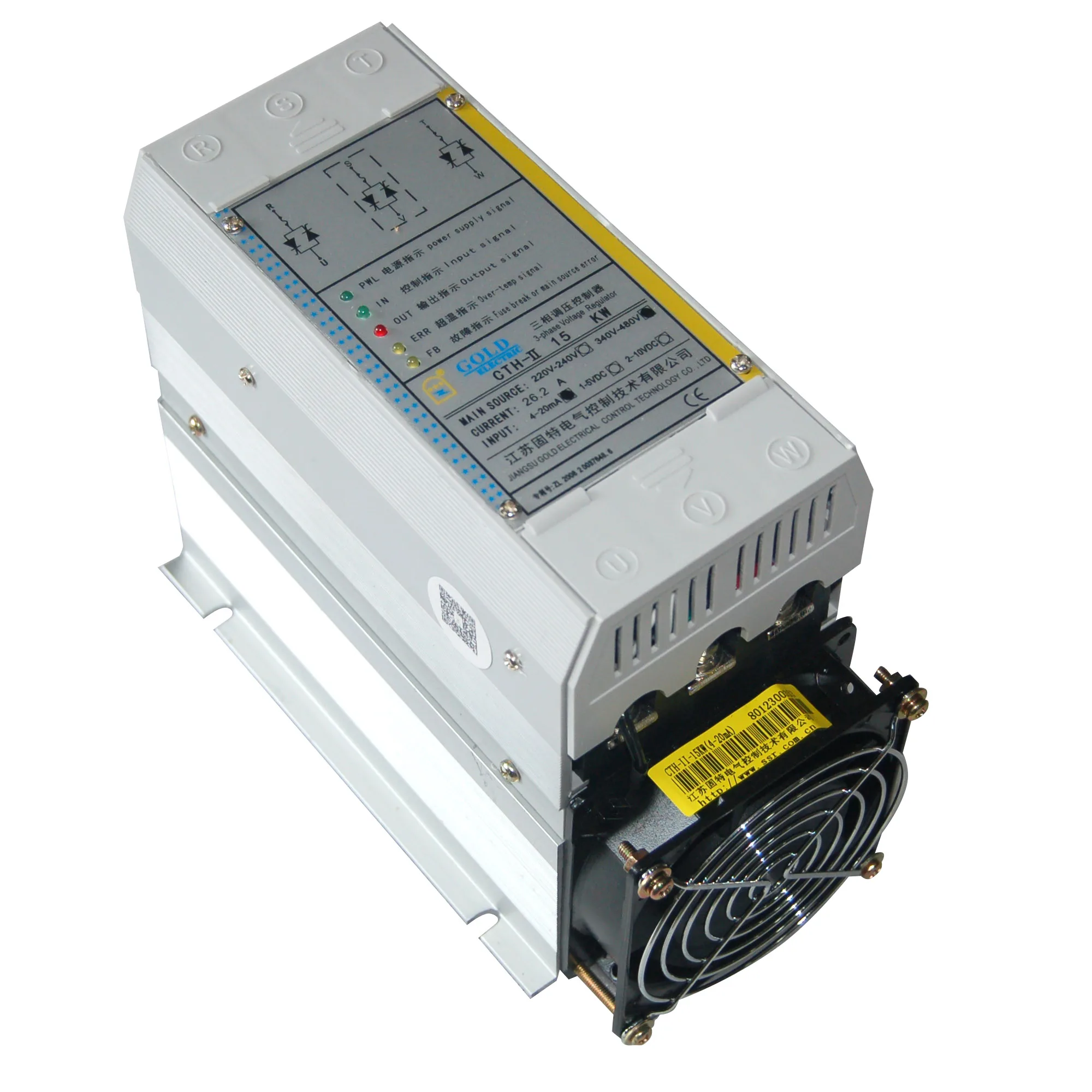 

Resistance load three phase regulator CTH15KW/3*380