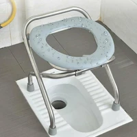 folding commode portable toilet seat portable potty chair comfy commode chair perfect for camping hiking trips