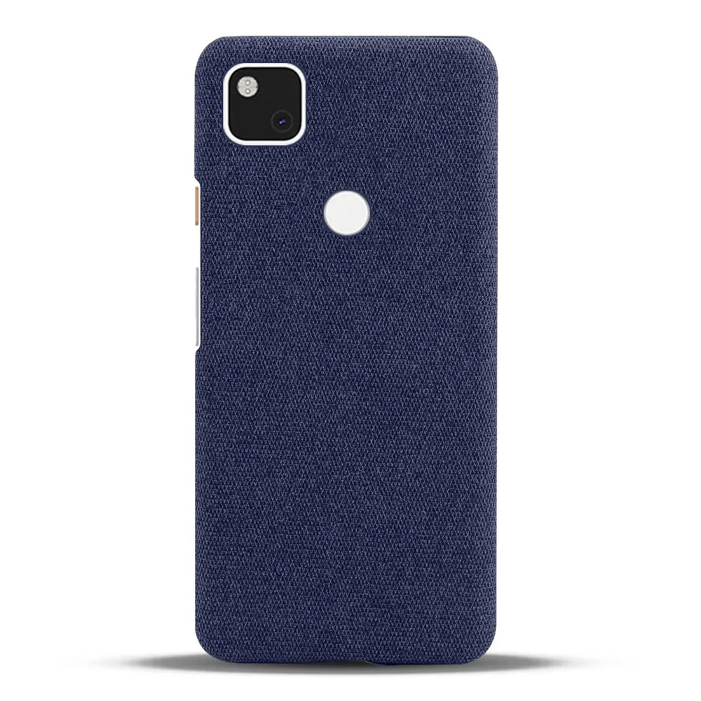 Ткань кожаный чехол на для Google Pixel 4A 4G 4 3A 3 2 XL pixel4a 5G тонкий ТКАННАЯ ретро жесткий из
