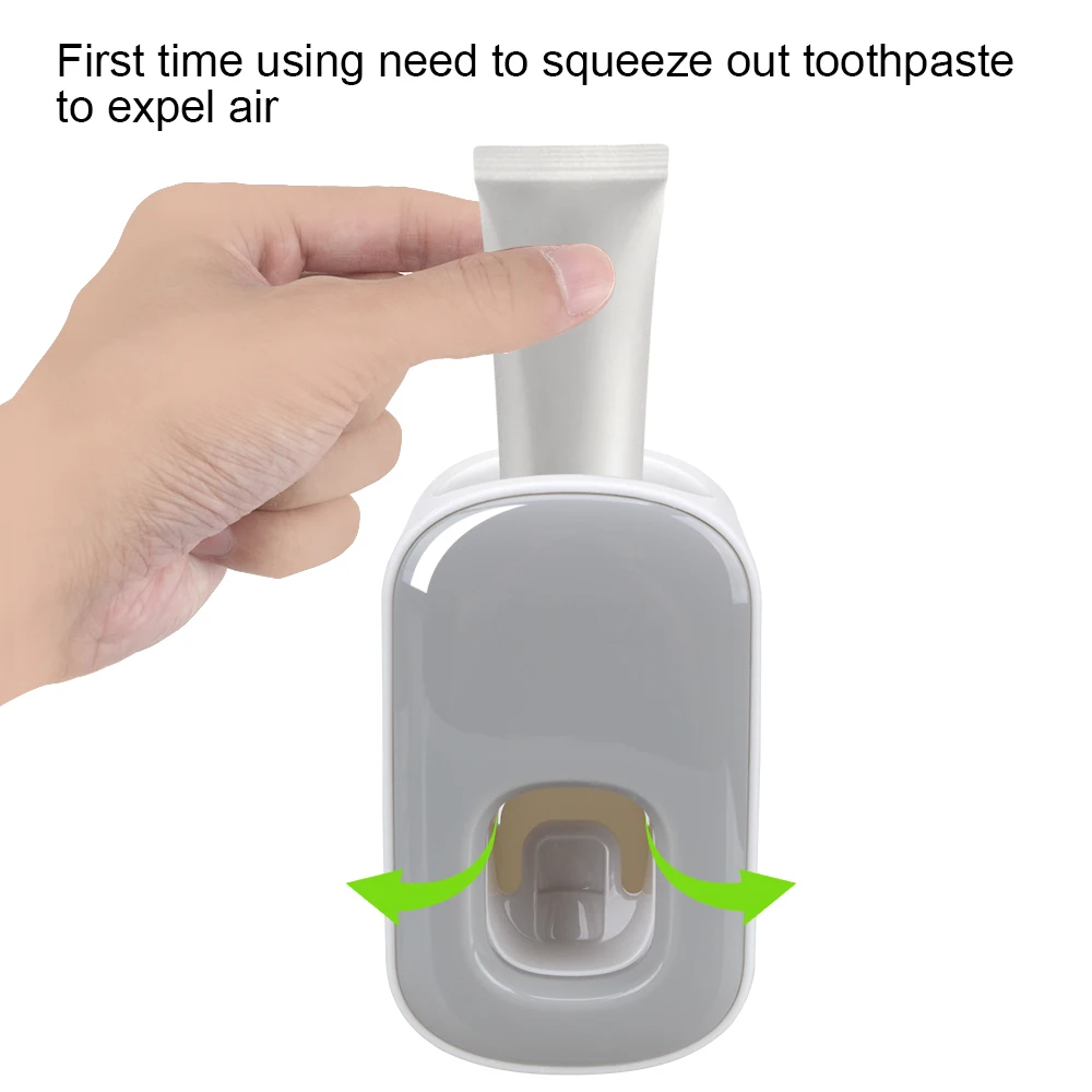 

Toothpaste Squeezers Toothpaste Dispenser Bathroom Toothbrush Holder Tool Wall Mount Bathroom Accessories