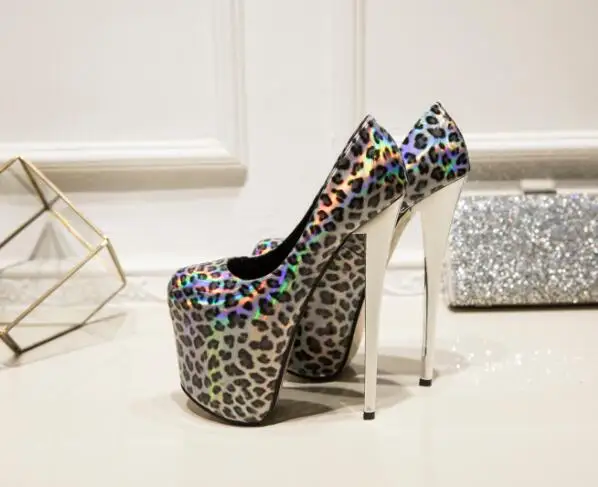 SDTRFT/демисезонные туфли-лодочки на высоком тонком каблуке 20 см; zapatillas mujer; женские свадебные туфли из лакированной кожи на платформе; SM