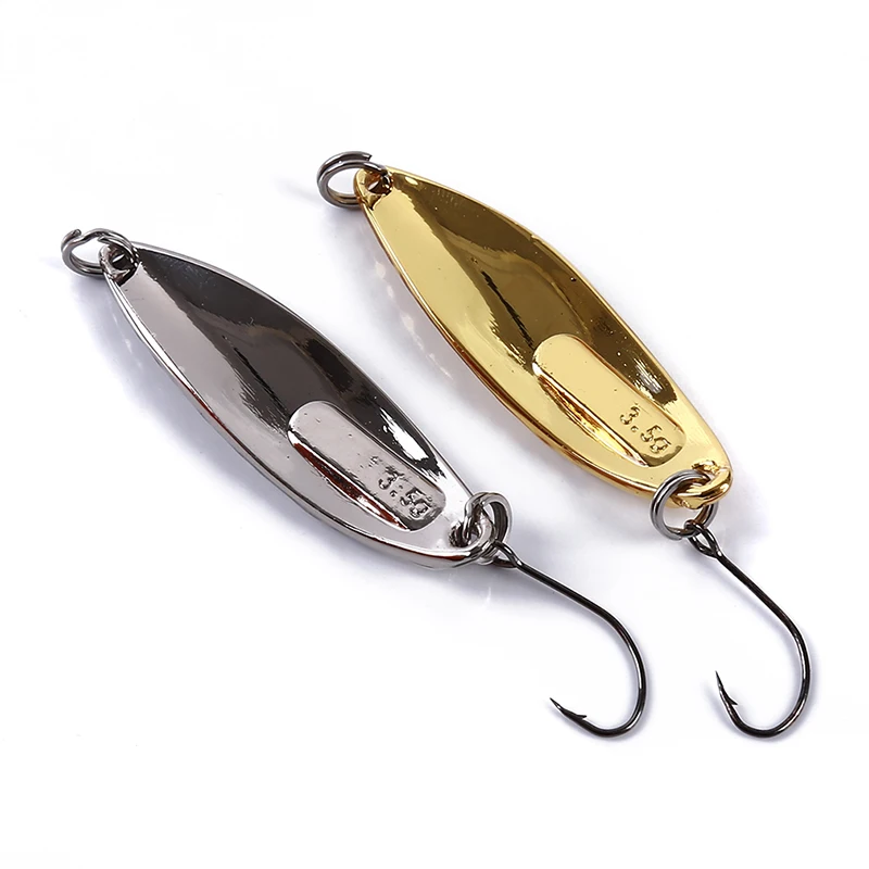 

1 Set Bait Spoon Type Single Fishing Bionic Simulated Fishing Lures Flat Cut Surface Baits Hard Fishing Artificial Bait