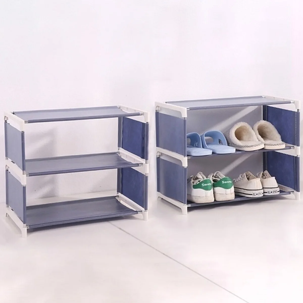 3 слойная полка для обуви Многоуровневая удобный Многоэтажный шкаф сделай сам