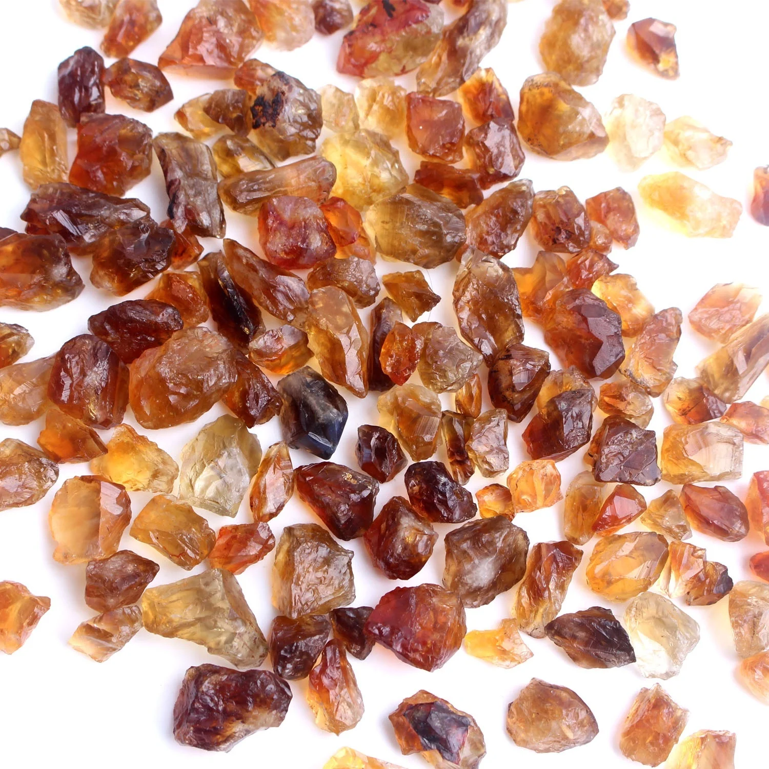 High Quality Natural Amber Color Citrine Crystal Rough Raw Stone Yollow Rock Specimen Original Healing Collection Decoration | Дом и сад